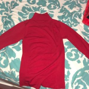 Red turtleneck Small
